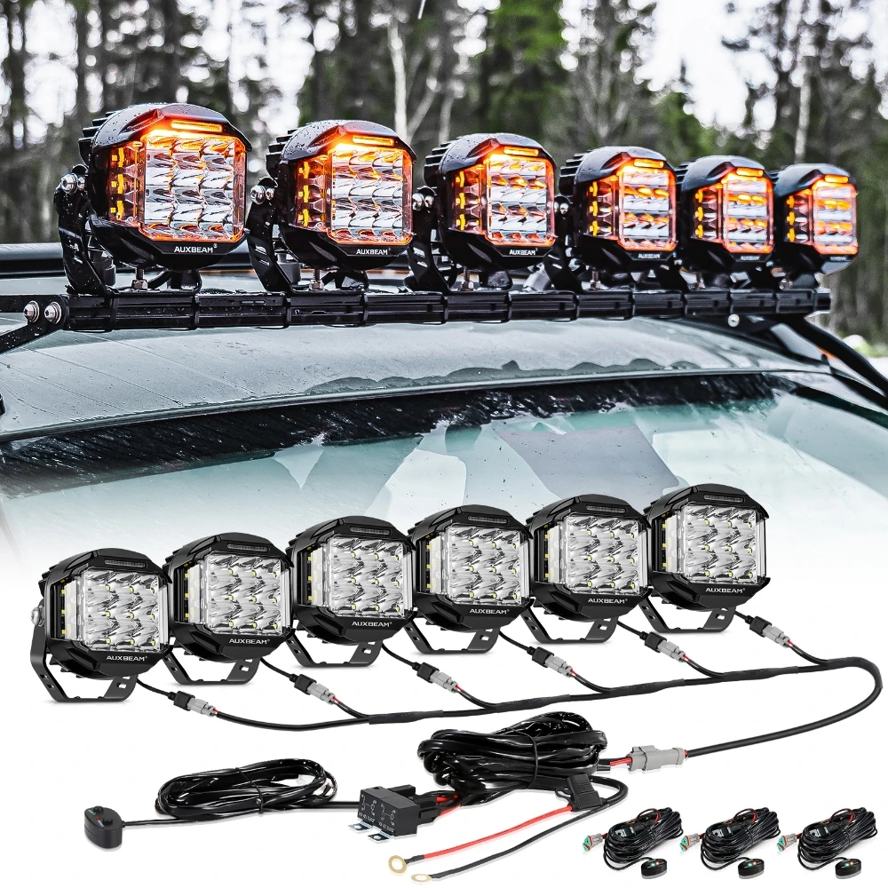 Home Cinema Imax - AUXBEAM 4/6Pcs V-MAX SERIES 5inch LED