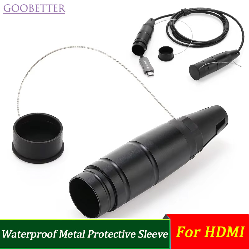 Home Cinema Beamer - Metal Waterproof Protective Sleeve for HDMI