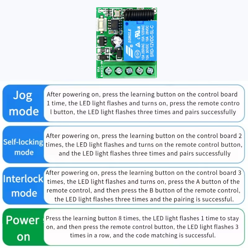 433MHz DIY Wireless Switch DC  - Home Cinema Diy avis et prix