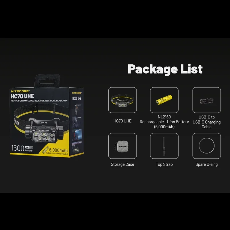 NITECORE HC70 UHE 1600Lumens U - Home Cinema Imax avis et prix