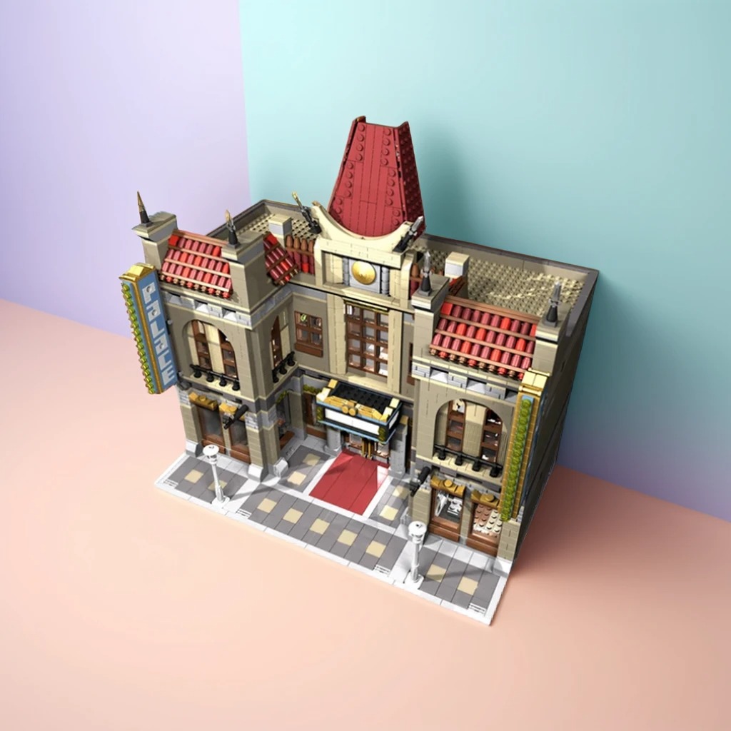 3486PCS MOC Street View Chines - Home Cinema Diy avis et prix