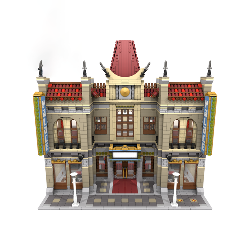 3486PCS MOC Street View Chines - Home Cinema Diy avis et prix