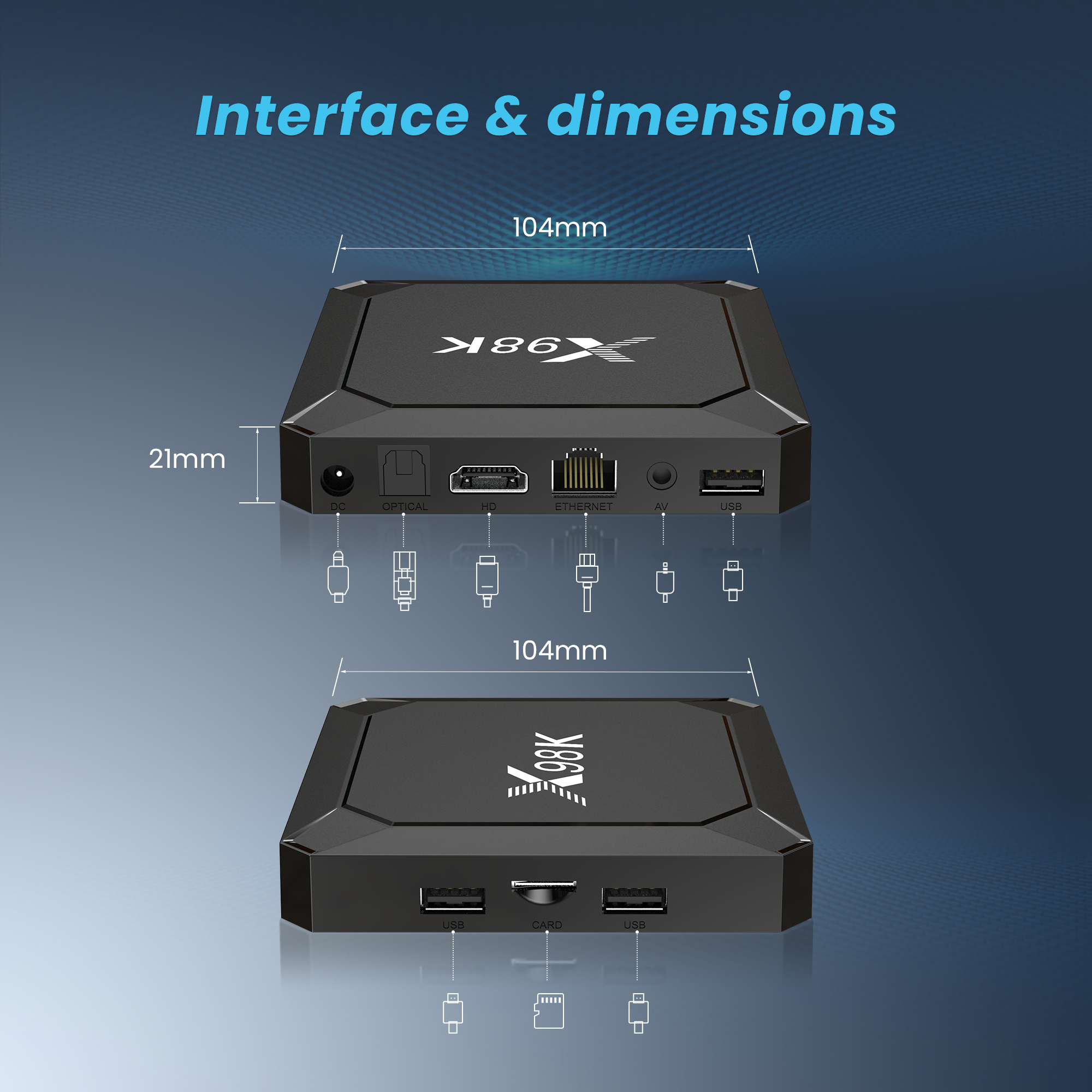 Original X98K TV Box Android13 - Home Cinema Quad avis et prix