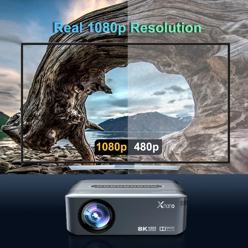 Full HD 1080P 4K LED Projector - Home Cinema Quad avis et prix