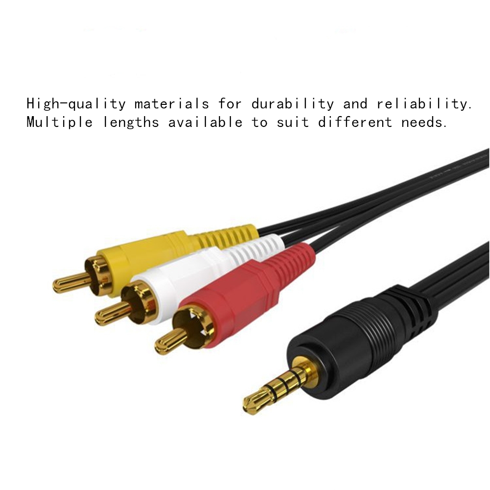 3.5mm to 3 RCA Audio Video Cab - Home Cinema Installation avis et prix