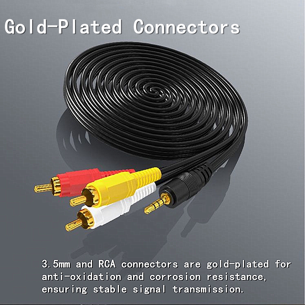 3.5mm to 3 RCA Audio Video Cab - Home Cinema Installation avis et prix