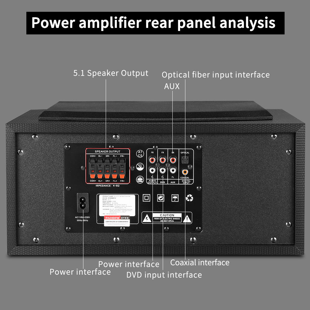 5.1 Surround Home Theater Syst - Home Cinema Xlr avis et prix