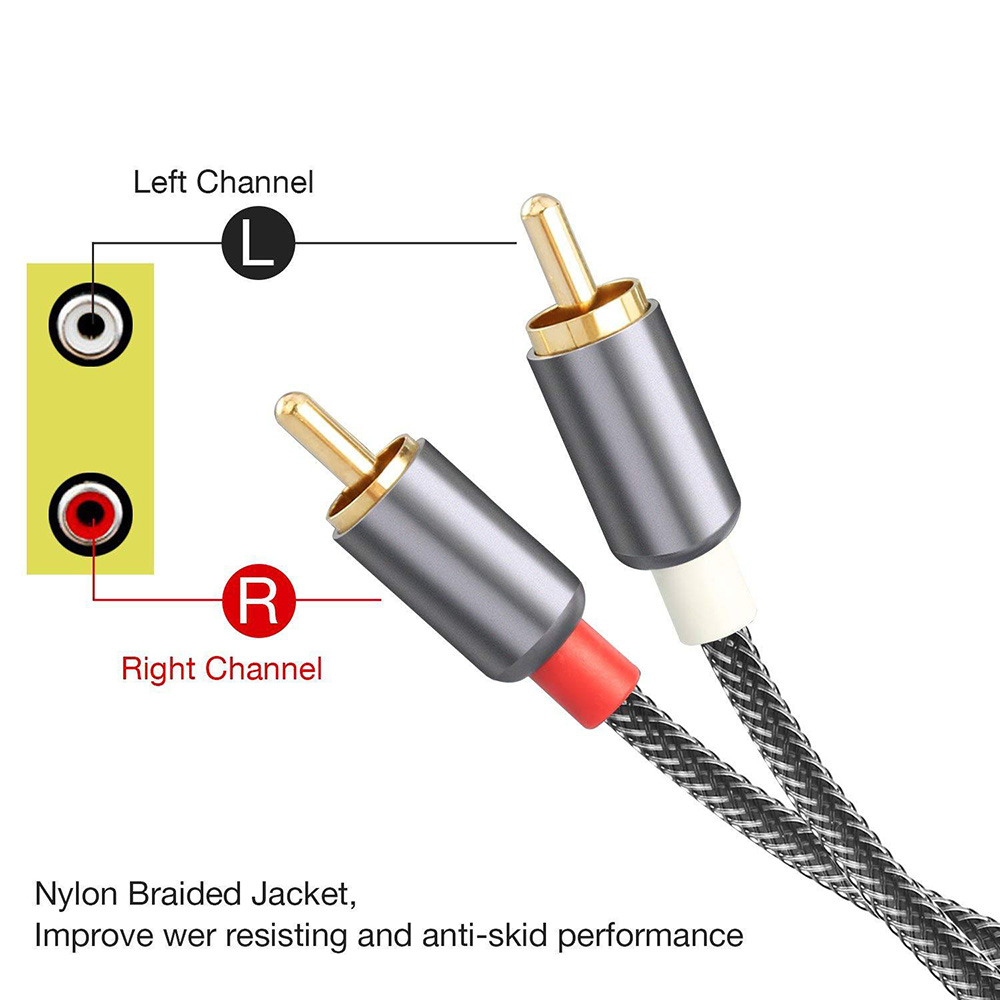 2RCA To 2 RCA Male To Male Aud - Home Cinema Installation avis et prix