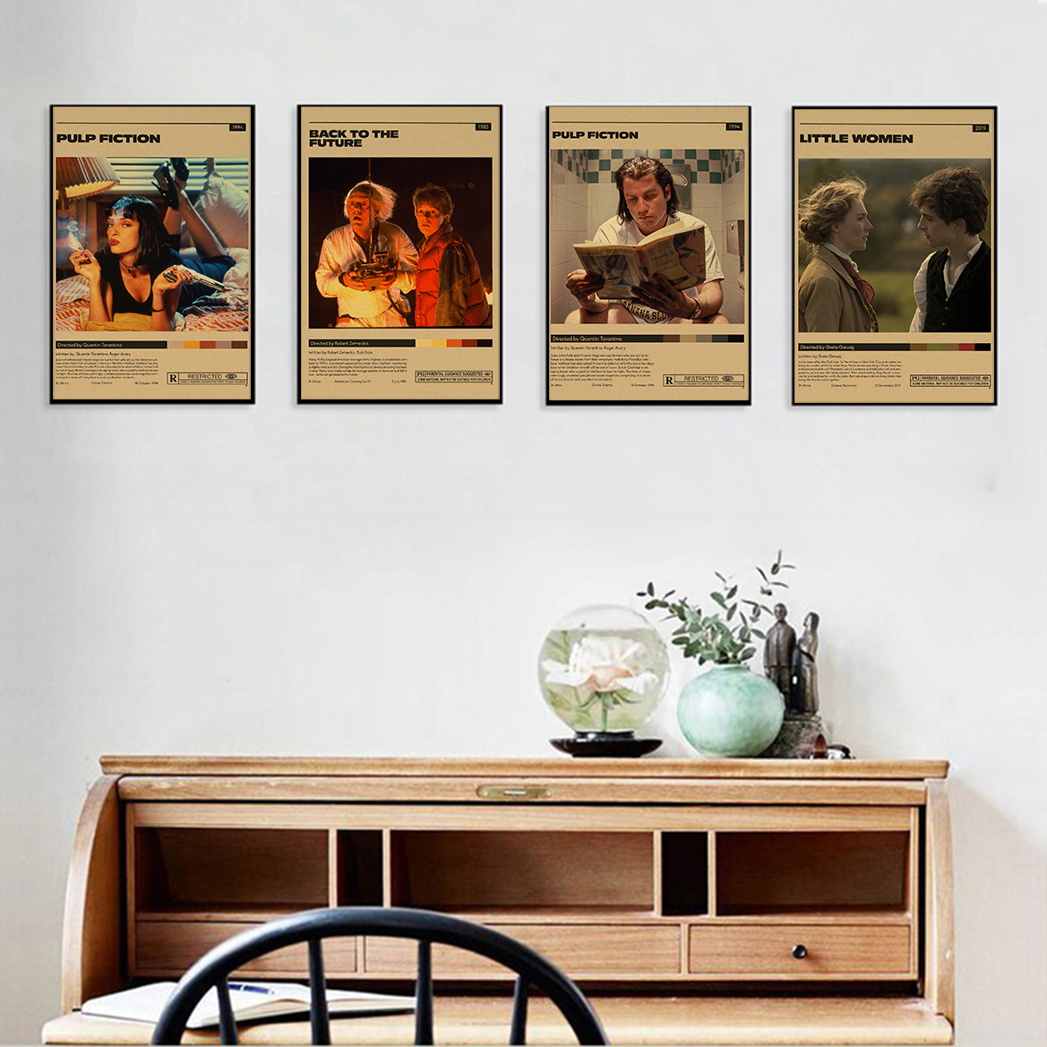 Classic Movie Posters Pulp Fic - Home Cinema Diy avis et prix