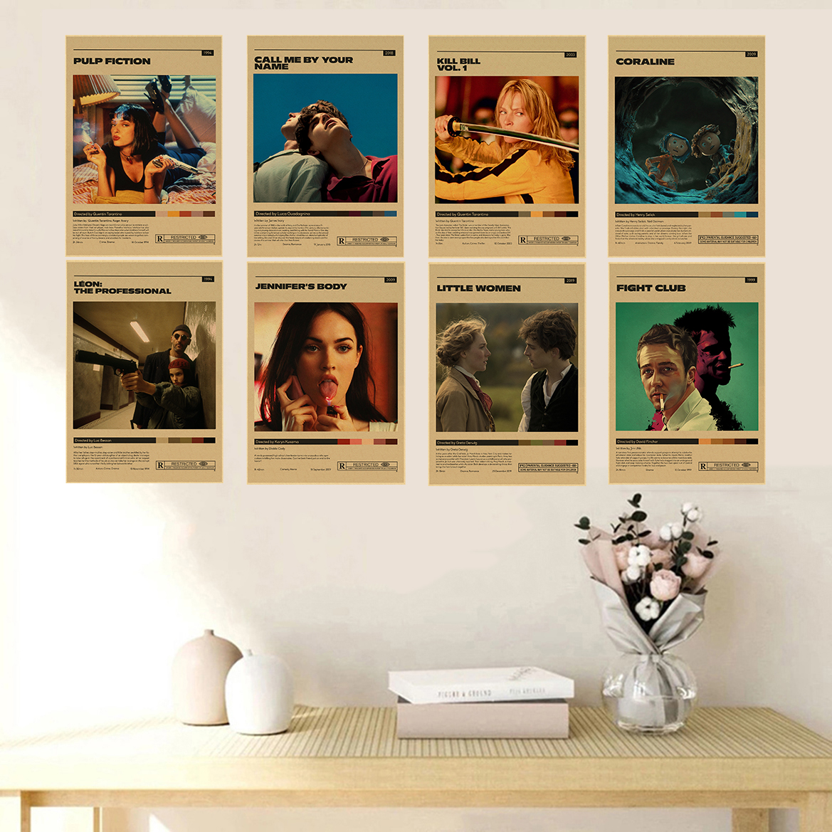 Classic Movie Posters Pulp Fic - Home Cinema Diy avis et prix