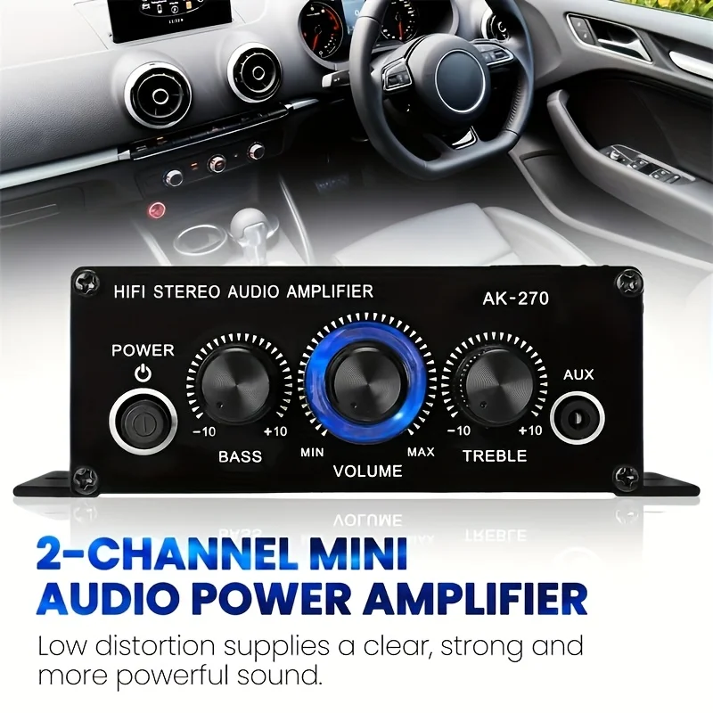 AK-270 400W Mini Power Amplifi - Home Cinema Beamer avis et prix