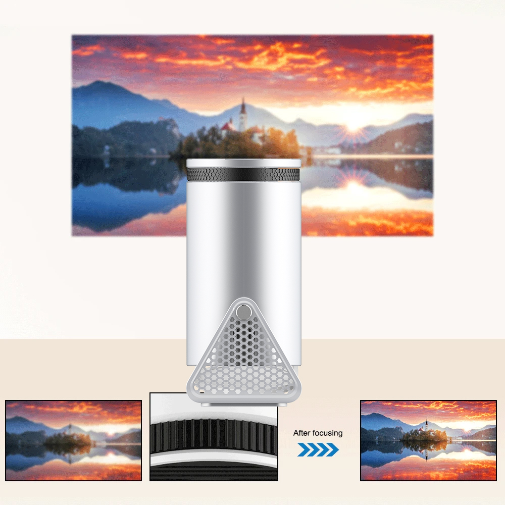1Pcs New Projector H300 4K And - Home Cinema Quad avis et prix